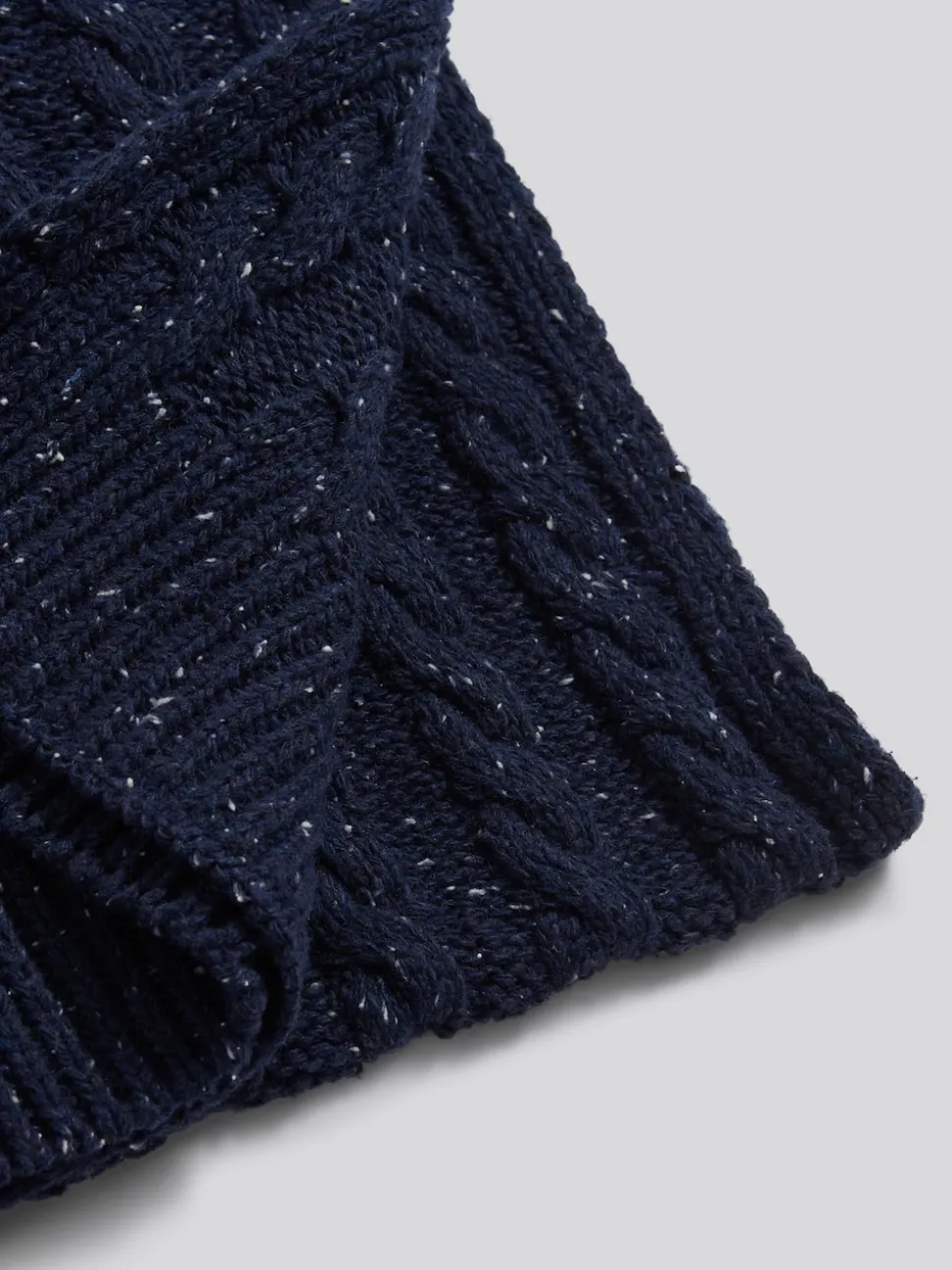 U.S. Polo Assn Blue Cable Knit Scarf