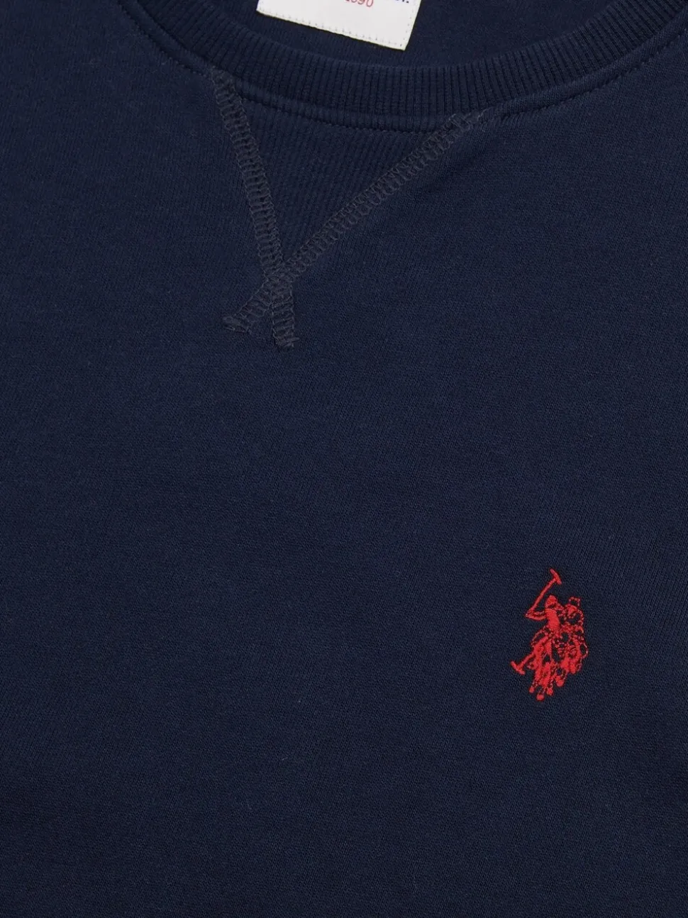 U.S. Polo Assn. Blue Classic Fit Mens Double Horsemen Sweatshirt