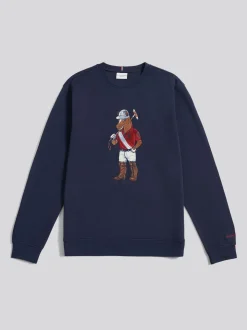 U.S. Polo Assn. Blue Mens Chuck Crew Sweatshirt
