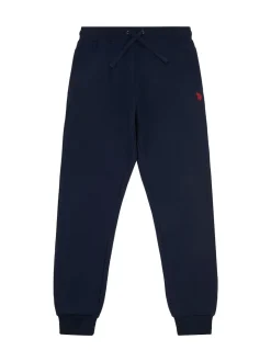 U.S. Polo Assn. Blue Mens Classic Fit Double Horsemen Joggers