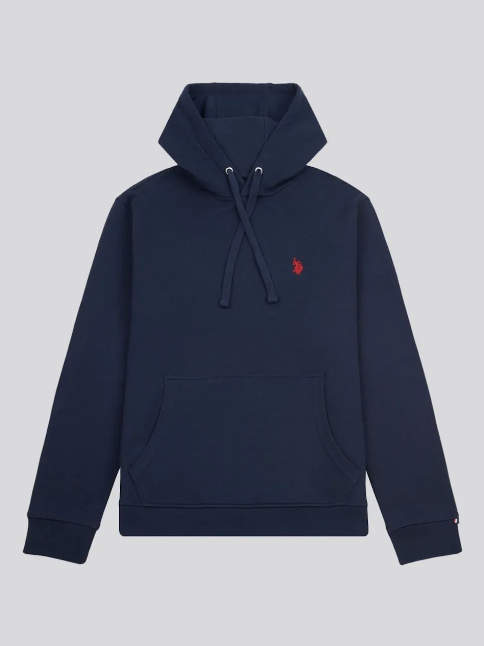 U.S. Polo Assn. Blue Mens Double Horsemen Loopback Hoodie
