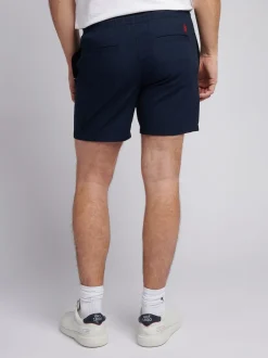 U.S. Polo Assn. Blue Mens Linen Blend Deck Shorts