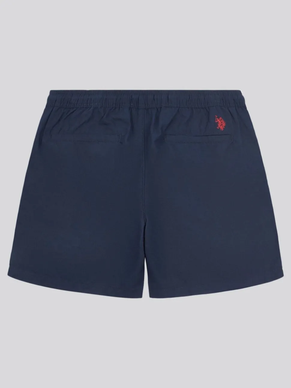 U.S. Polo Assn. Blue Mens Linen Blend Deck Shorts