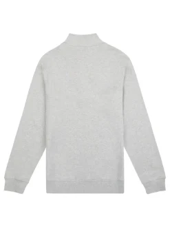 U.S. Polo Assn. Grey Mens Classic Fit Quarter Zip Sweatshirt