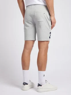 U.S. Polo Assn. Grey Mens Classic Fit 100% Cotton Player 3 Sweat Shorts
