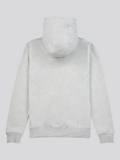 U.S. Polo Assn. Grey Mens Double Horsemen Loopback Zip Hoodie