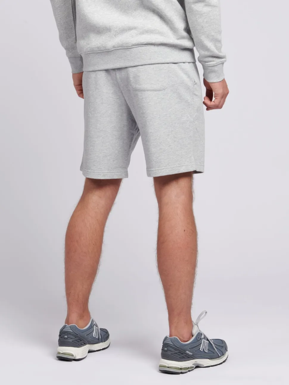 U.S. Polo Assn Grey Mens Double Horsemen Sweat 100% Cotton Shorts