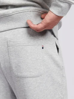 U.S. Polo Assn Grey Mens Double Horsemen Sweat 100% Cotton Shorts