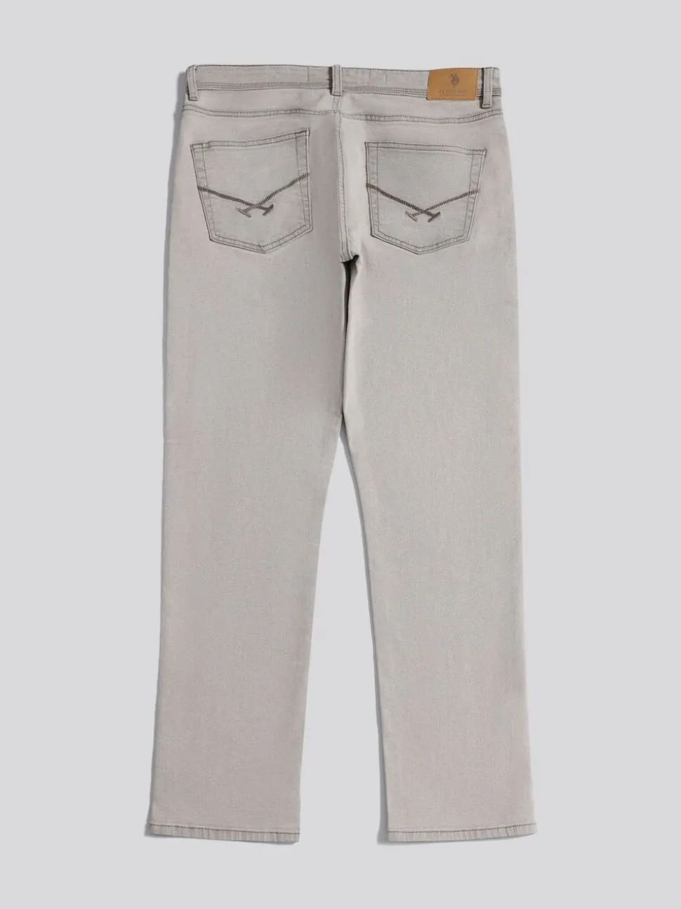 U.S. Polo Assn. Grey Straight Fit Jeans