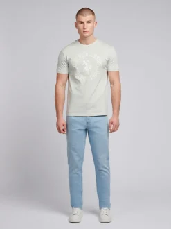 U.S. Polo Assn. Light Blue Mens Classic Fit Jeans