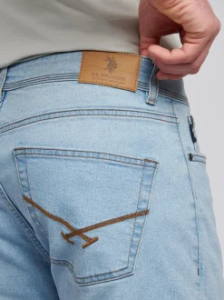 U.S. Polo Assn. Light Blue Mens Classic Fit Jeans