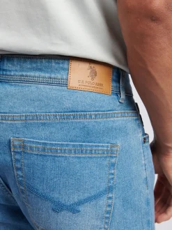 U.S. Polo Assn. Light Blue Mens Classic Fit Jeans