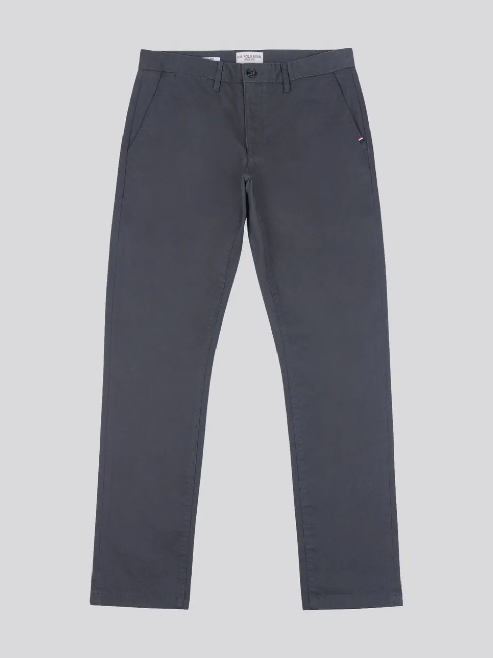 U.S. Polo Assn. Light Grey Mens Classic Chinos Trousers