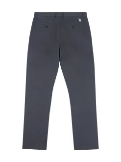 U.S. Polo Assn. Light Grey Mens Classic Chinos Trousers