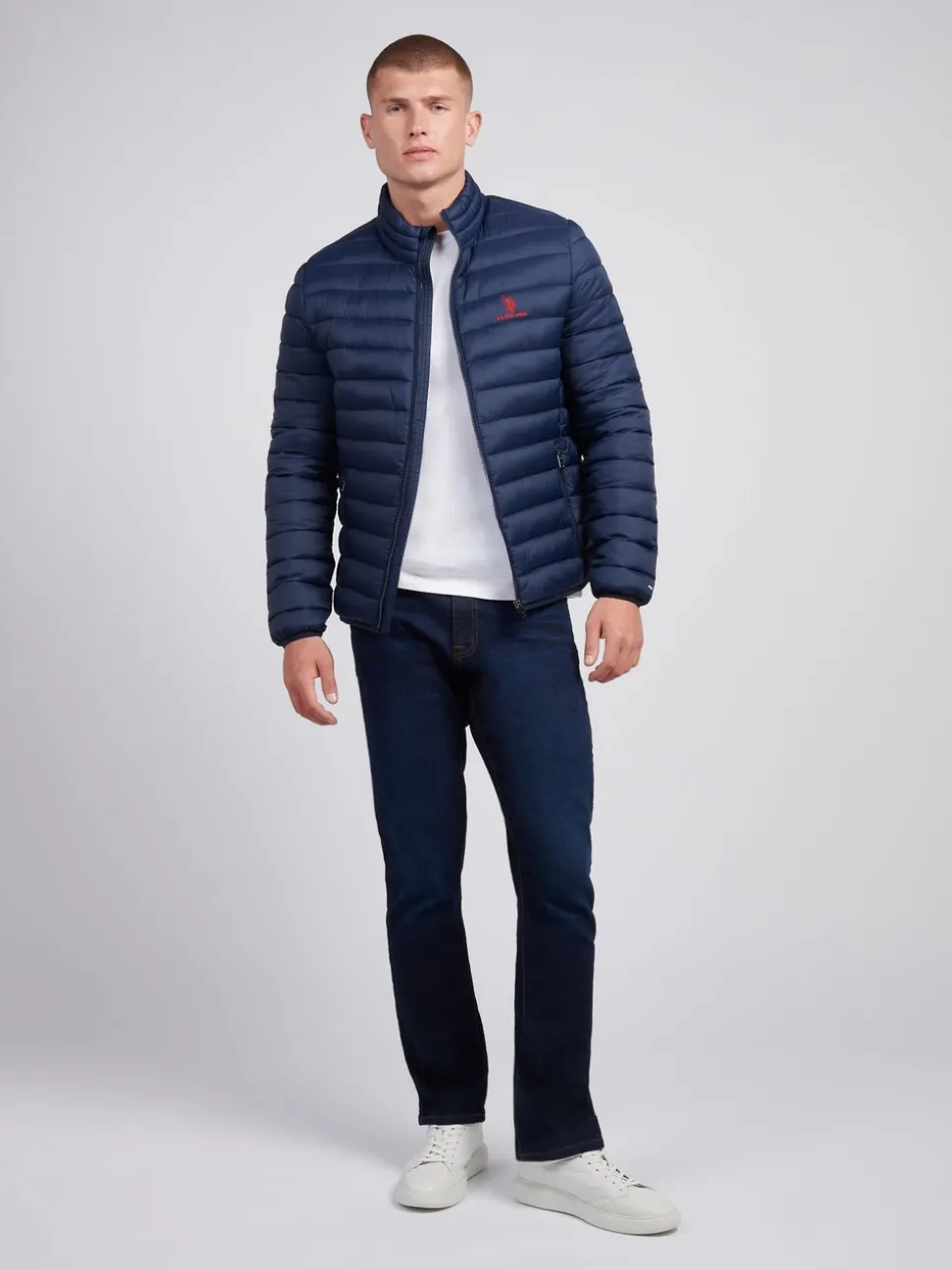 U.S. Polo Assn. Mens Lightweight Bound Quilted Jacket