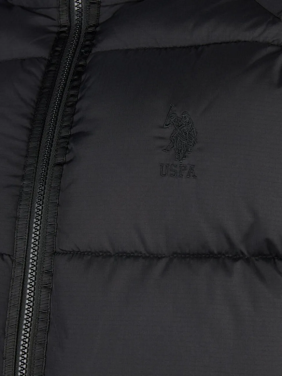 U.S. Polo Assn. Mens Ripstop Hooded Puffer Jacket