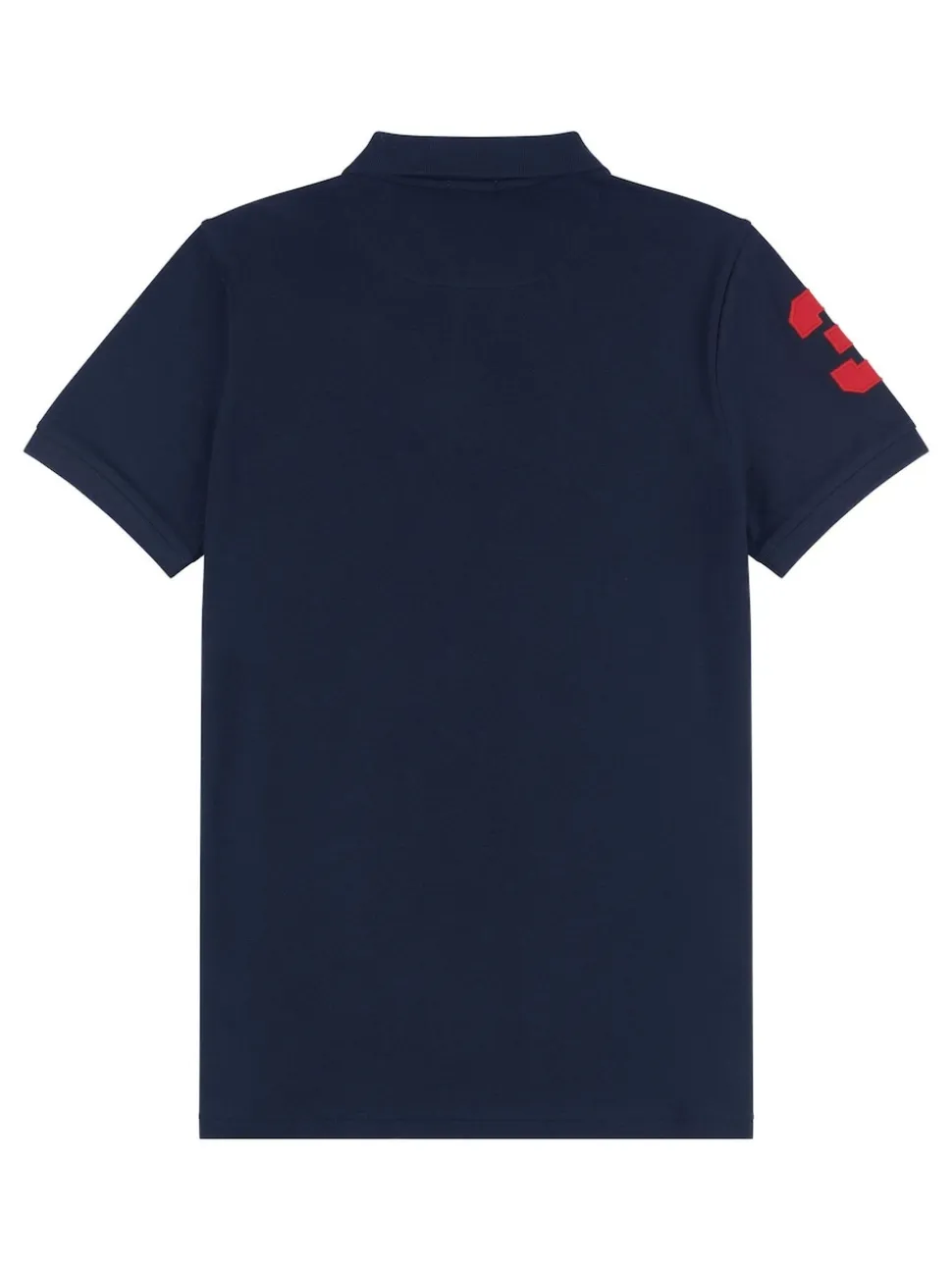U.S. Polo Assn. Navy Blue Regular Fit Mens Player 3 Pique 100% Cotton Polo Shirt