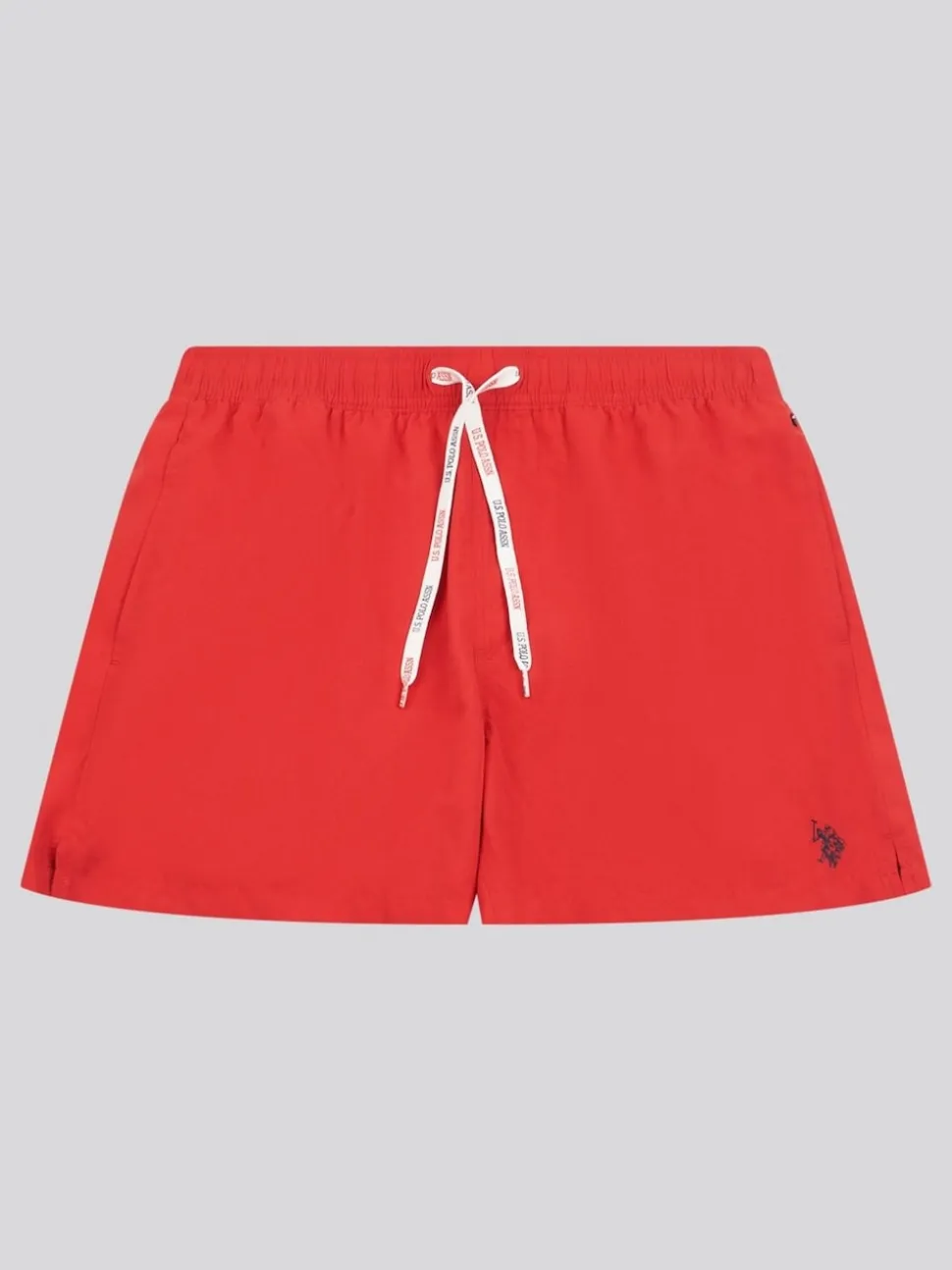 U.S. Polo Assn. Red Mens Core Swim Shorts