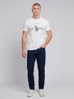 U.S. Polo Assn. Sky Blue Mens Classic Fit Jeans