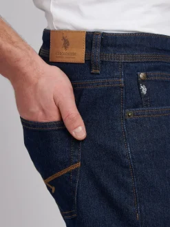 U.S. Polo Assn. Sky Blue Mens Classic Fit Jeans
