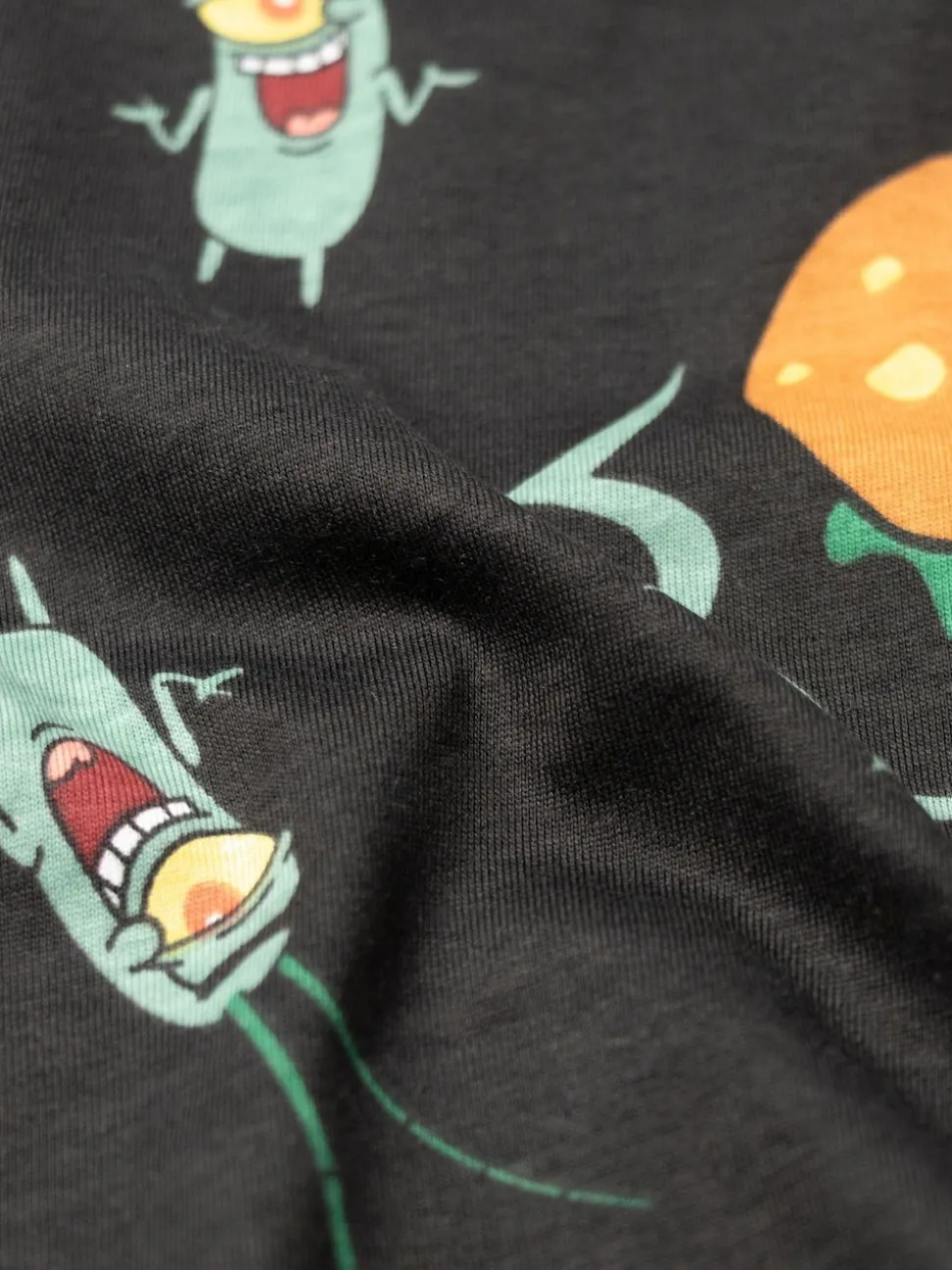 Vanilla Underground Black SpongeBob SquarePants Plankton Lounge Joggers