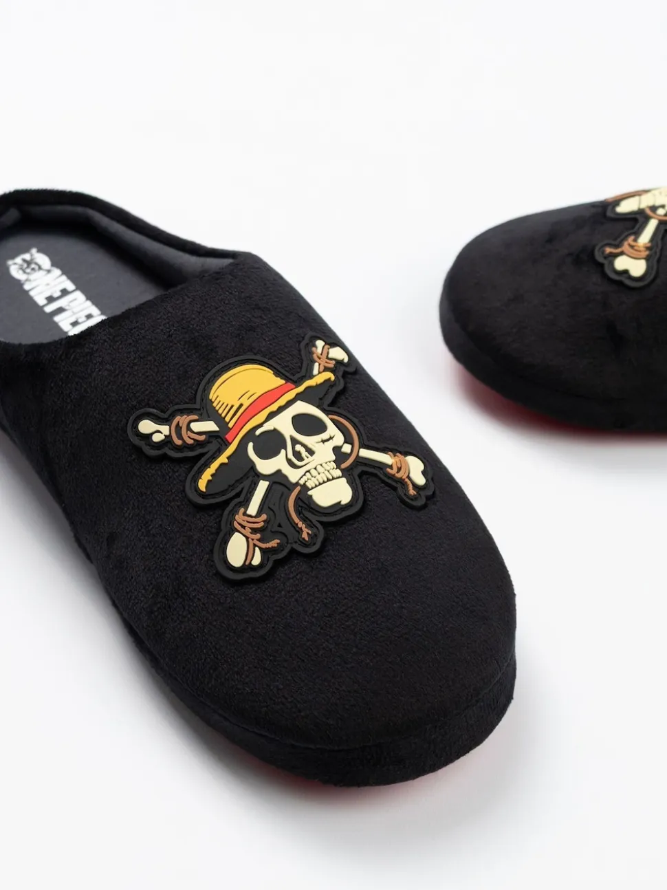 Vanilla Underground Black One Piece Mule Slippers