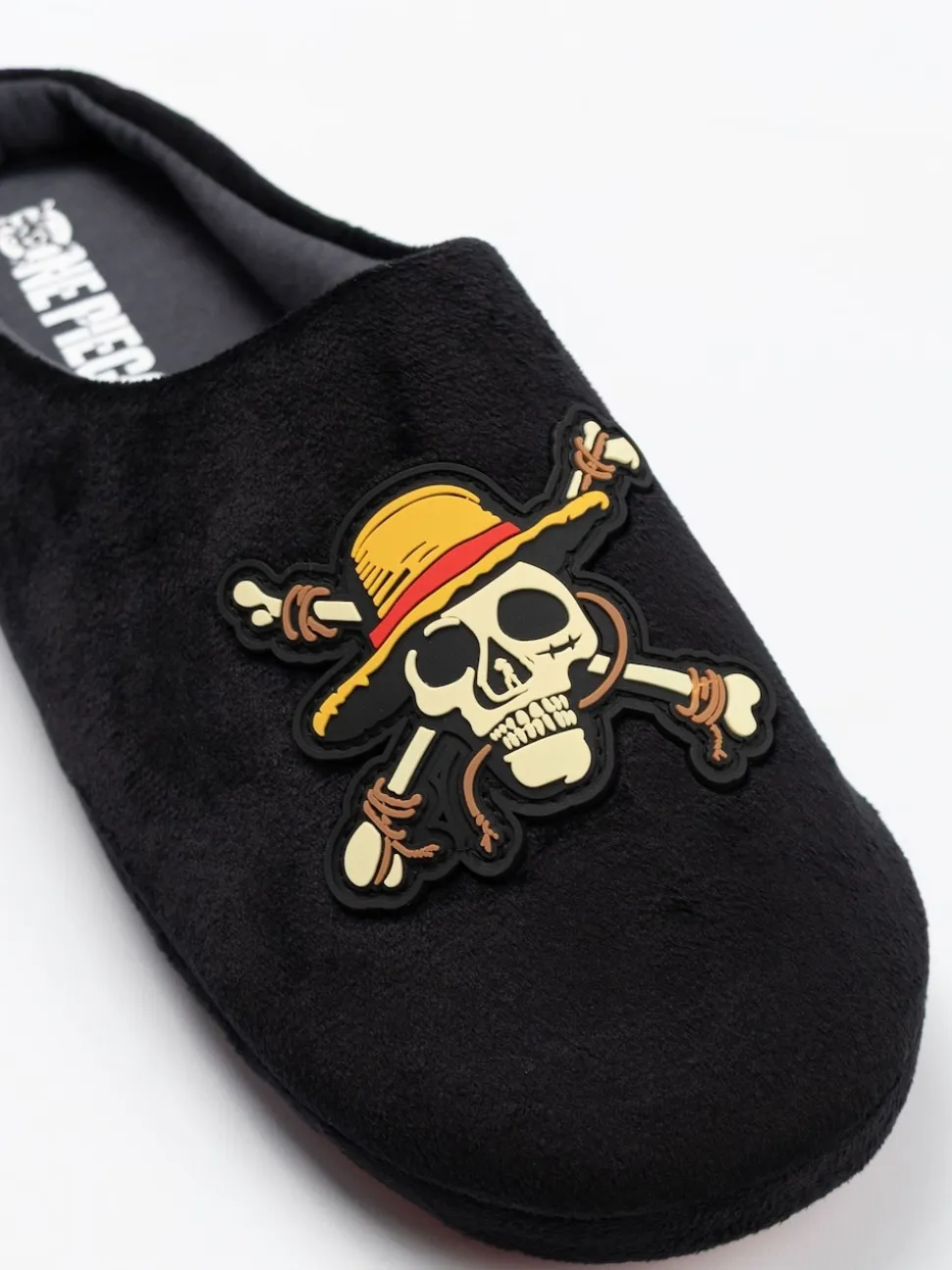 Vanilla Underground Black One Piece Mule Slippers