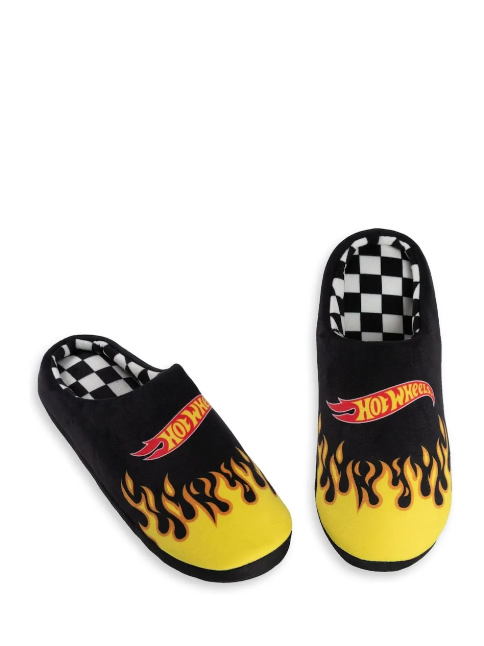 Vanilla Underground Black Hot Wheels Mule Slippers