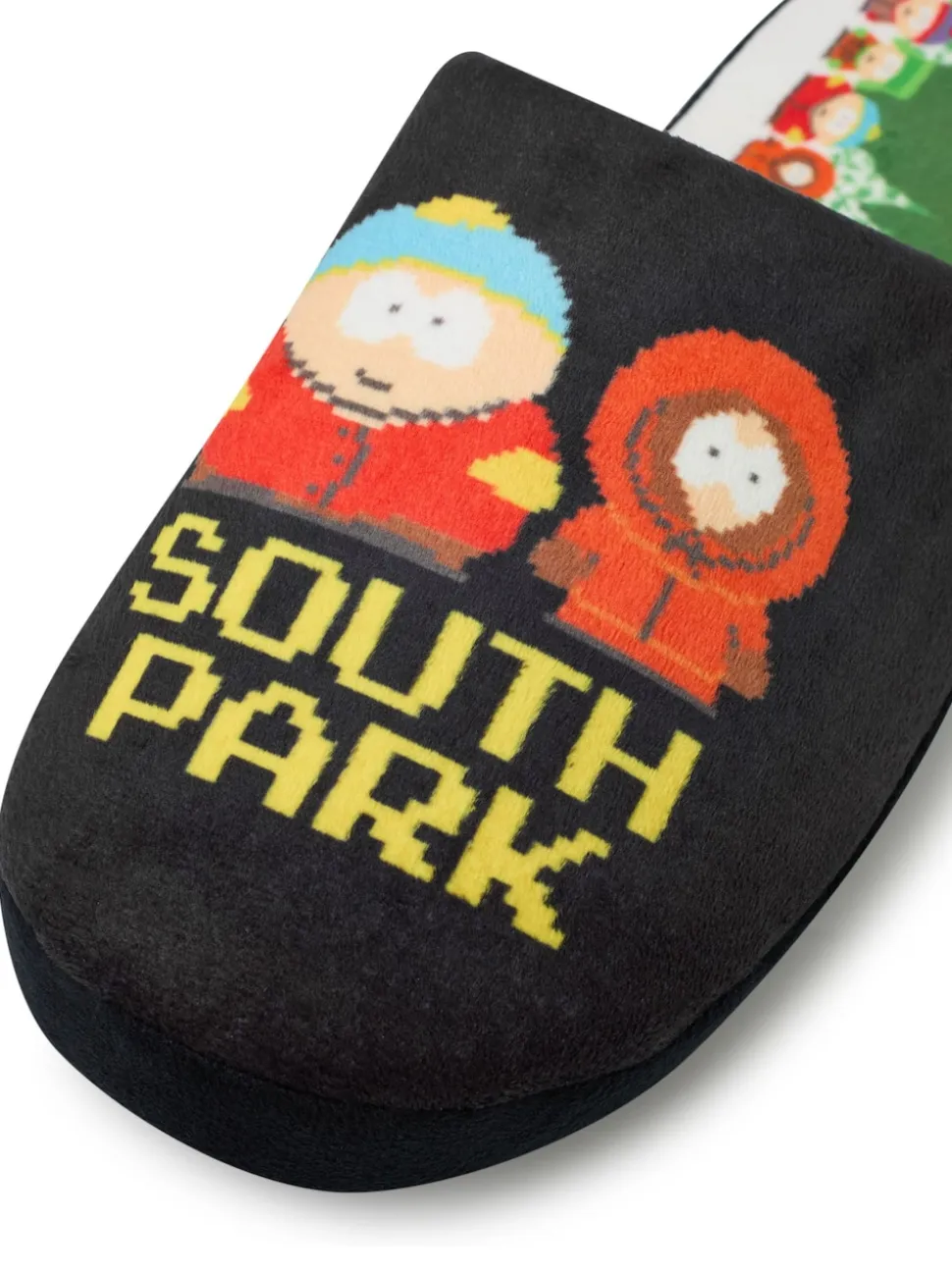 Vanilla Underground Black Mens Character Slippers