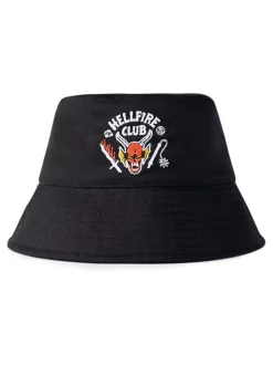 Vanilla Underground Black Stranger Things Bucket Hat