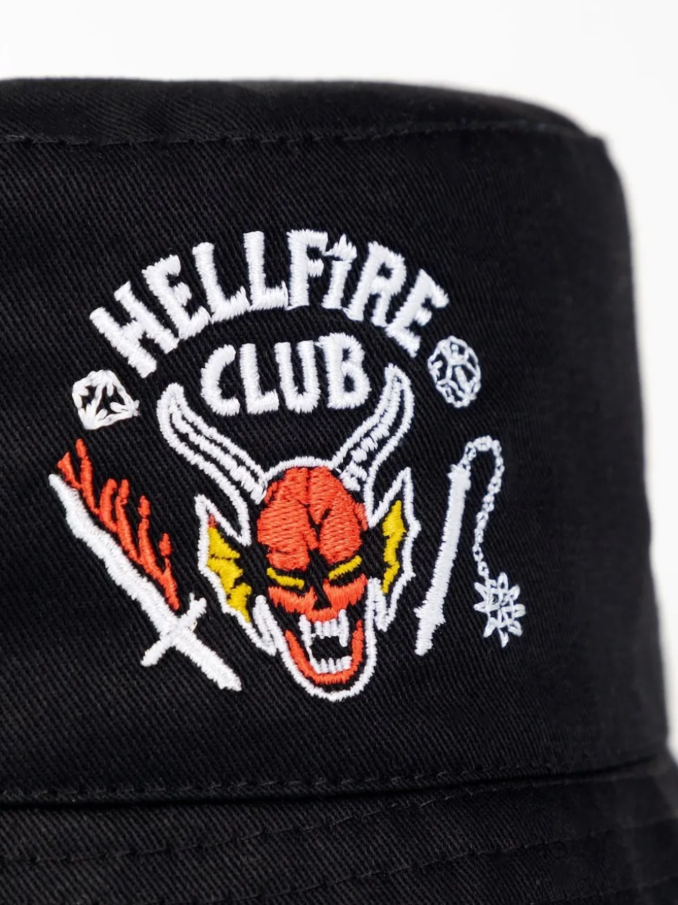 Vanilla Underground Black Stranger Things Bucket Hat