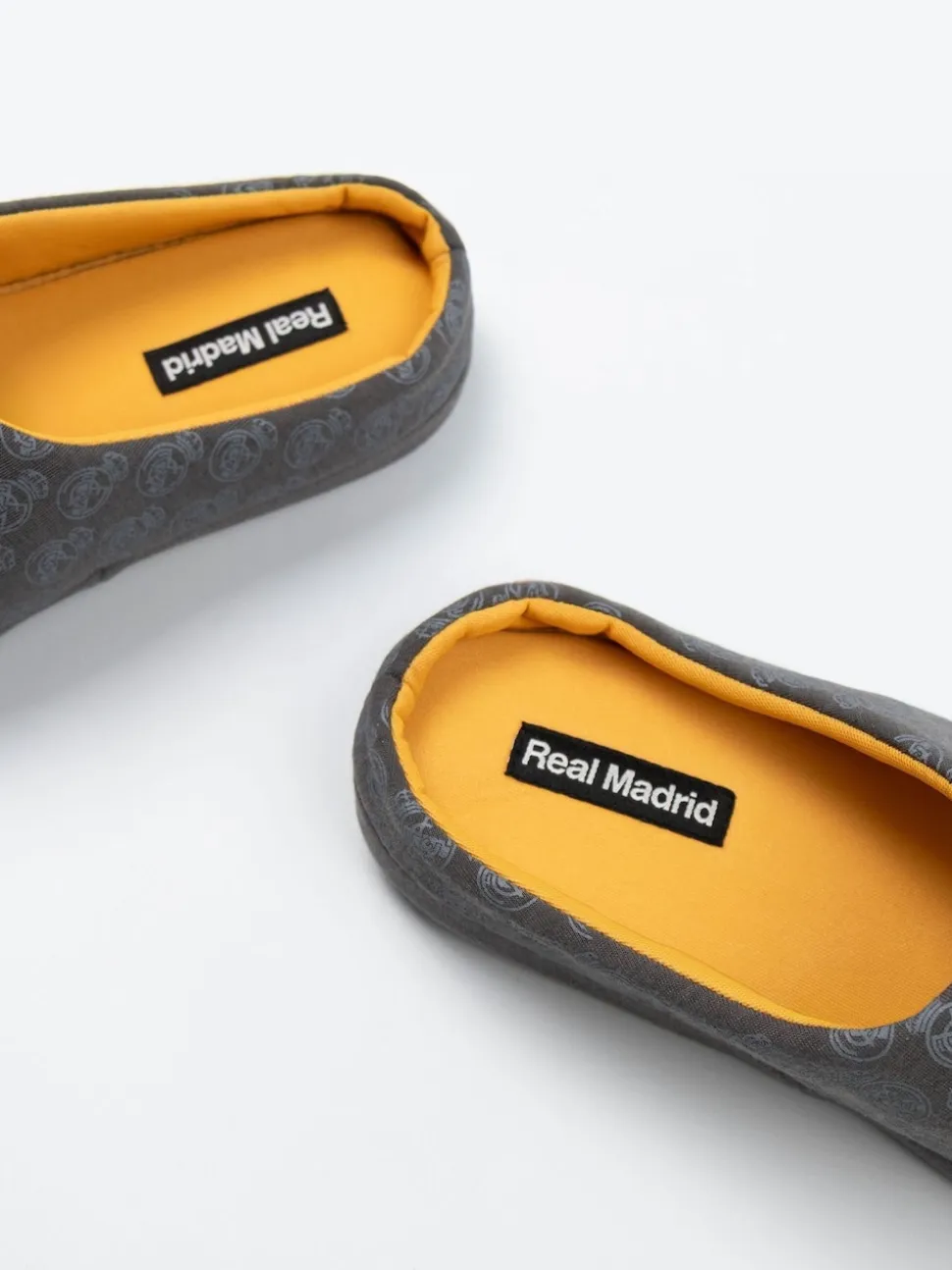 Vanilla Underground Black Real Madrid Logo Slippers