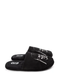 Vanilla Underground Black Slippers