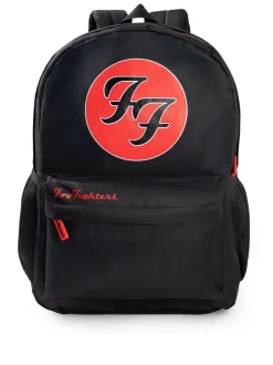 Vanilla Underground Black Foo Fighters Unisex Black Backpack