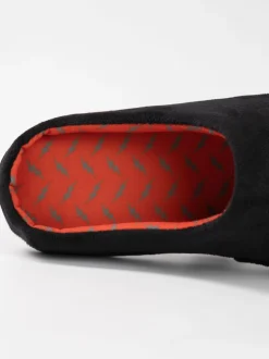 Vanilla Underground Black Foo Fighters Logo Slippers