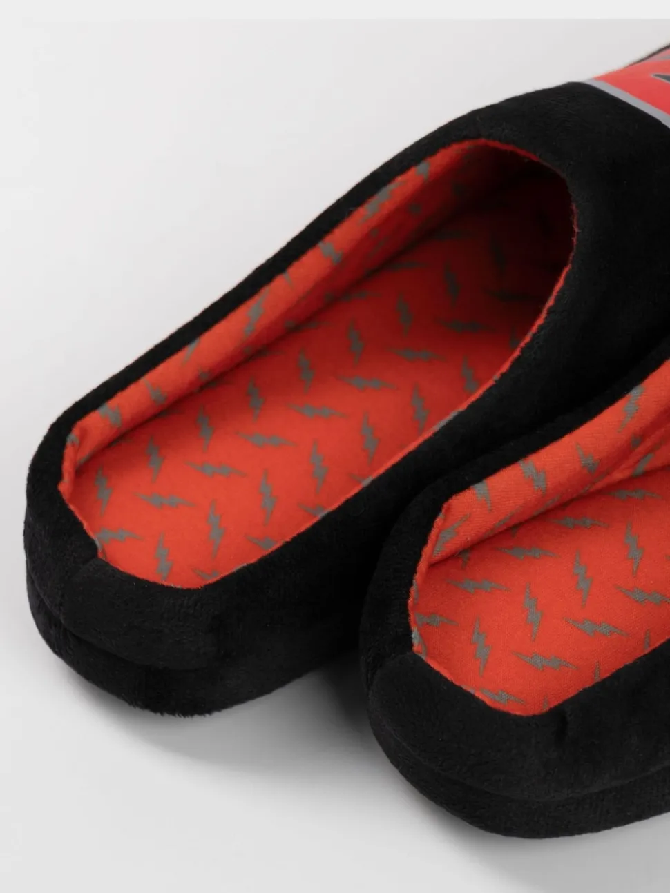 Vanilla Underground Black Foo Fighters Logo Slippers