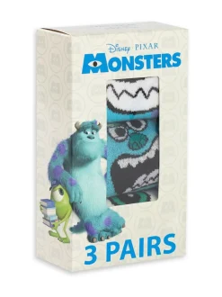 Vanilla Underground Blue Monsters Inc Calf Socks Set of 3