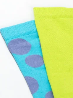 Vanilla Underground Blue Monsters Inc Calf Socks Set of 3