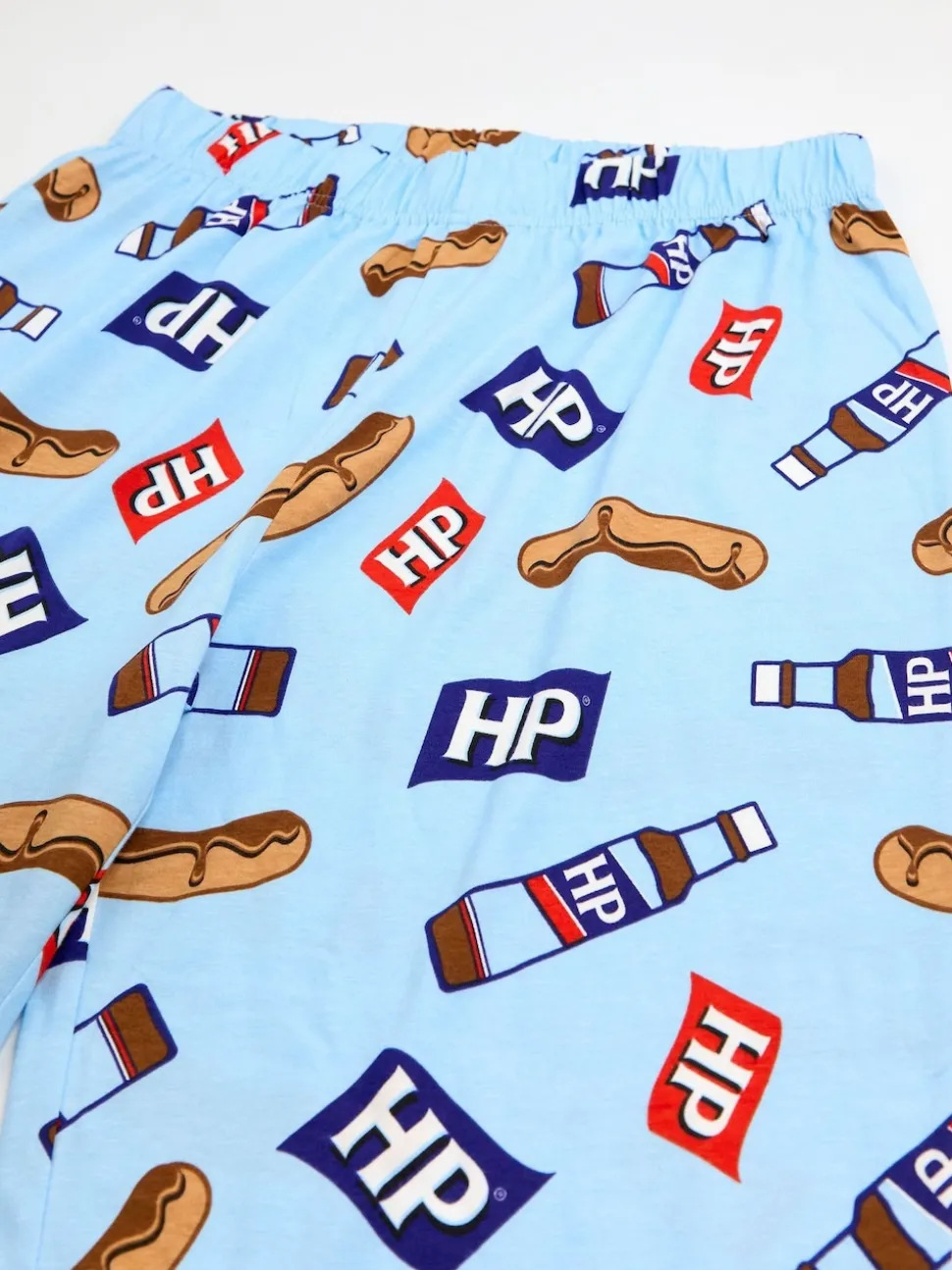 Vanilla Underground Blue Mens Heinz Multicoloured Lounge 100% Cotton Joggers