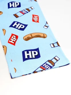 Vanilla Underground Blue Mens Heinz Multicoloured Lounge 100% Cotton Joggers