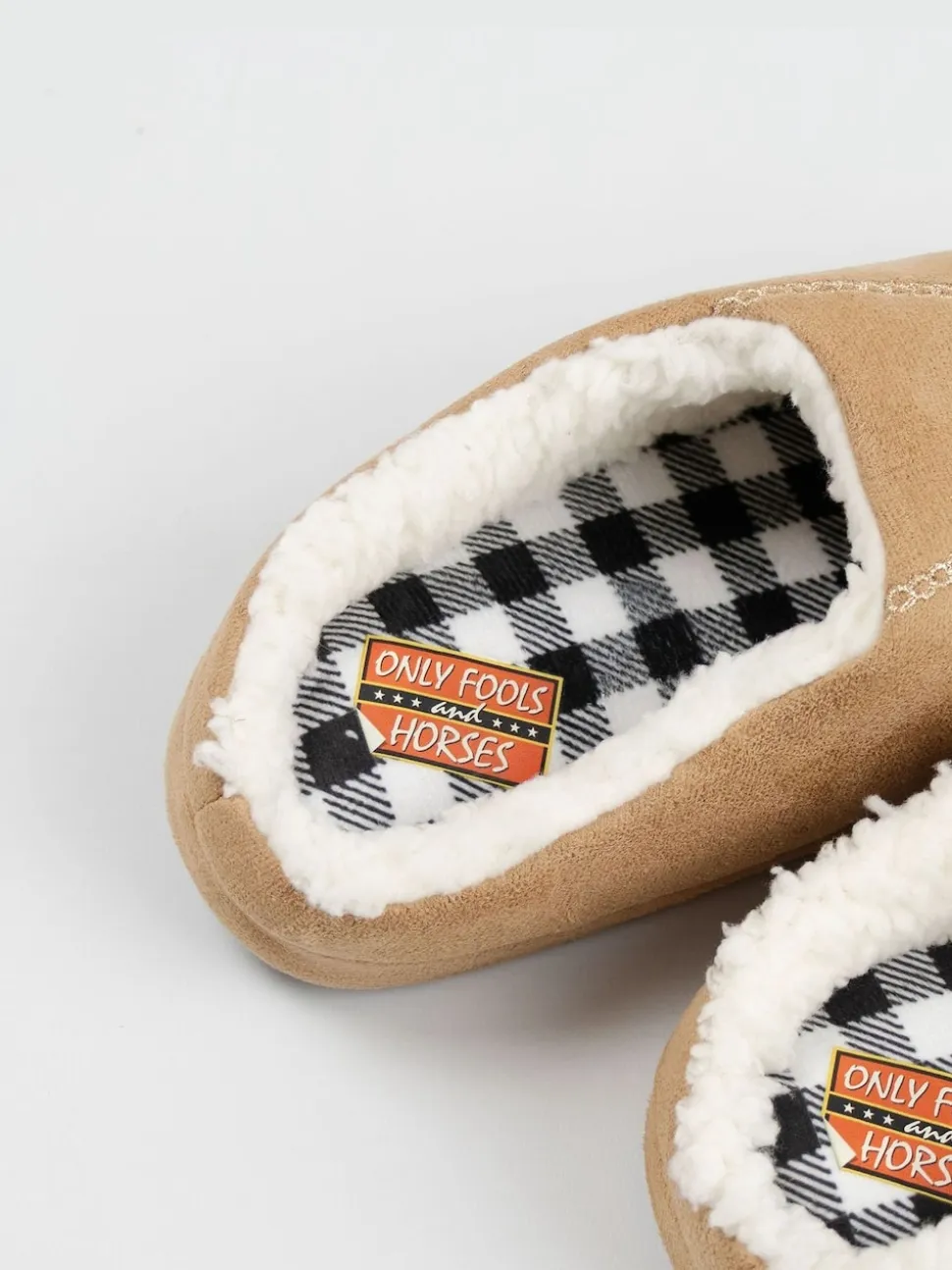 Vanilla Underground Brown Only Fools And Horses Del Boy Slippers
