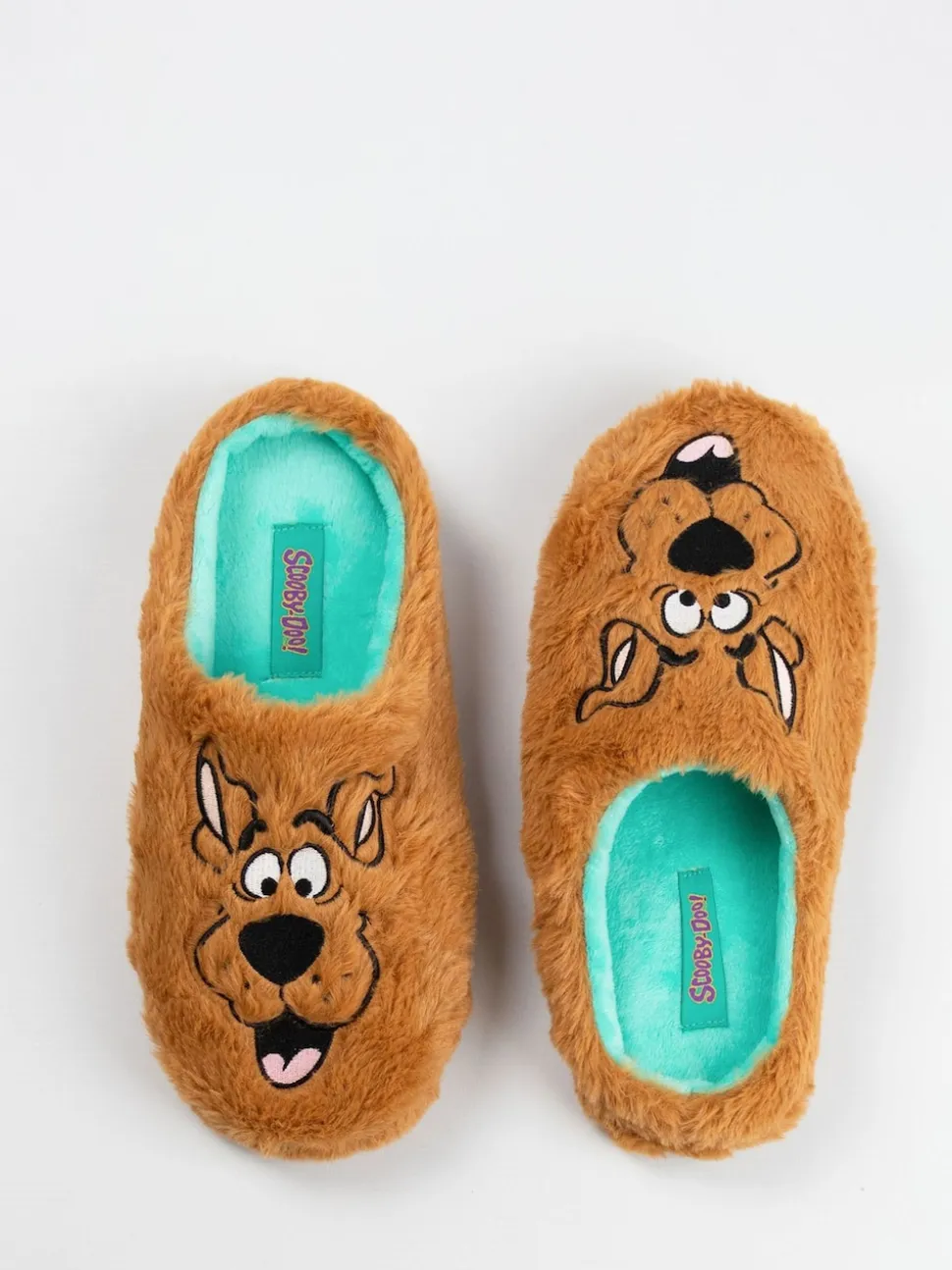 Vanilla Underground Brown Scooby Doo Character Face Slippers