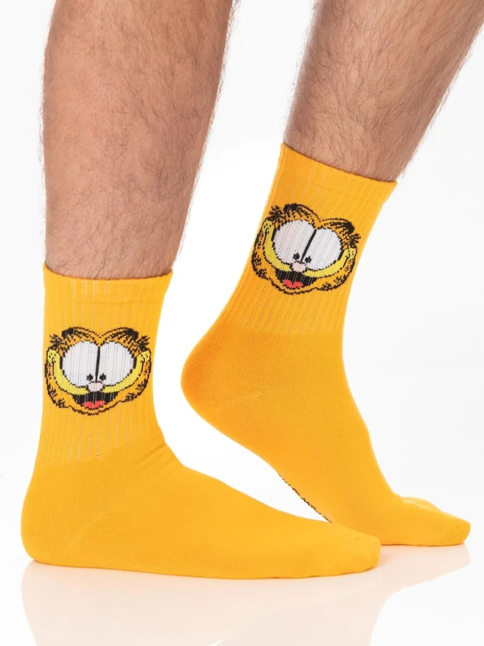 Vanilla Underground Orange Mens Garfield Socks 3 Pack