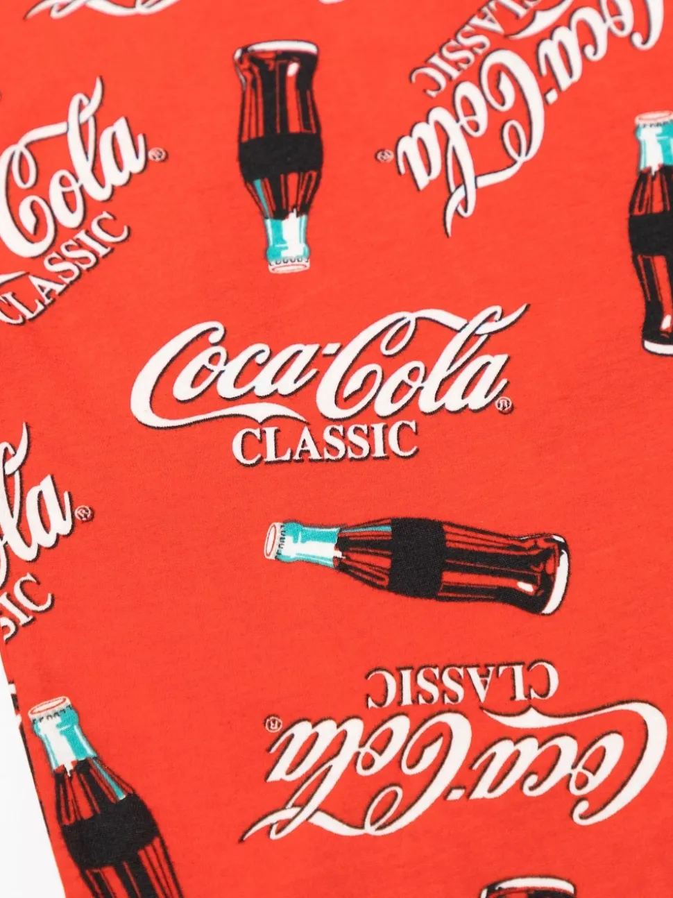 Vanilla Underground Red Coca Cola Logo Lounge Trousers
