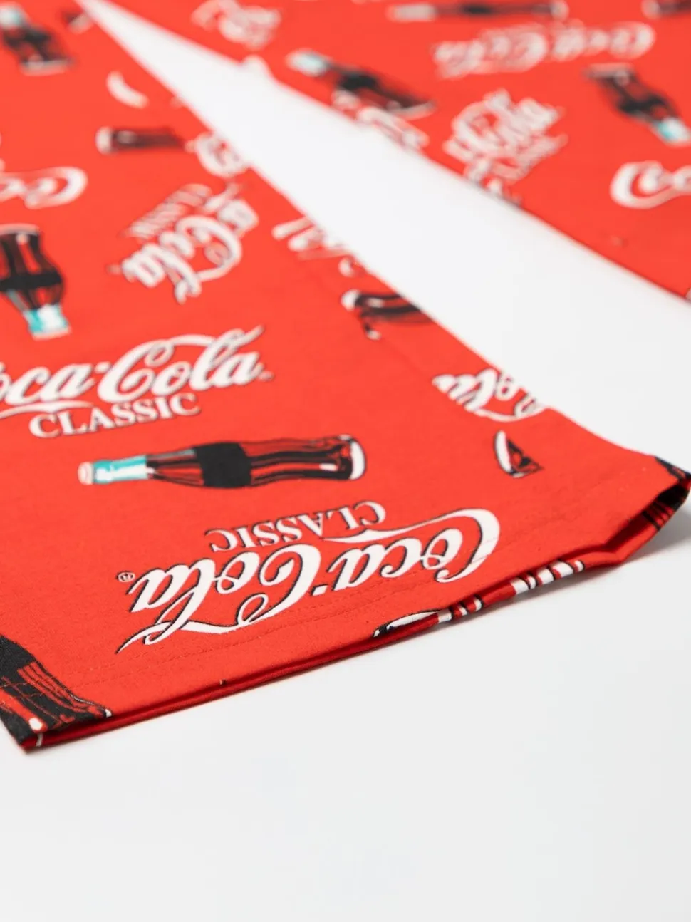 Vanilla Underground Red Coca Cola Logo Lounge Trousers