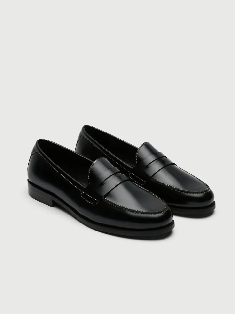 Walk London Black Torbole Saddle Loafers