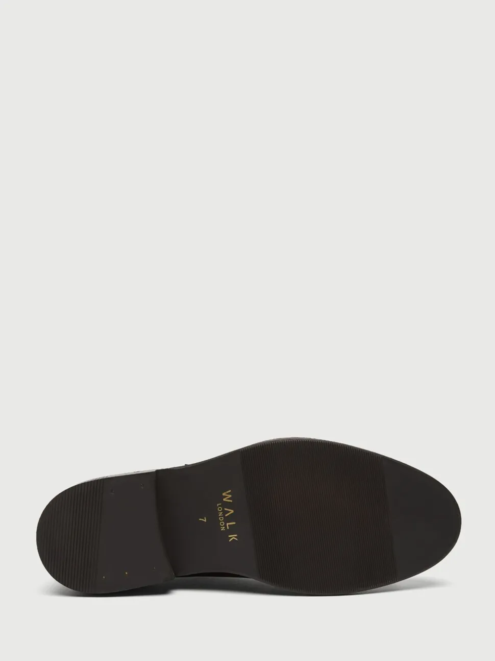 Walk London Brown Leather Oliver Monk Shoes