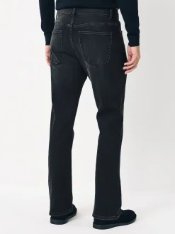 Washed Black Bootcut Classic Stretch Jeans