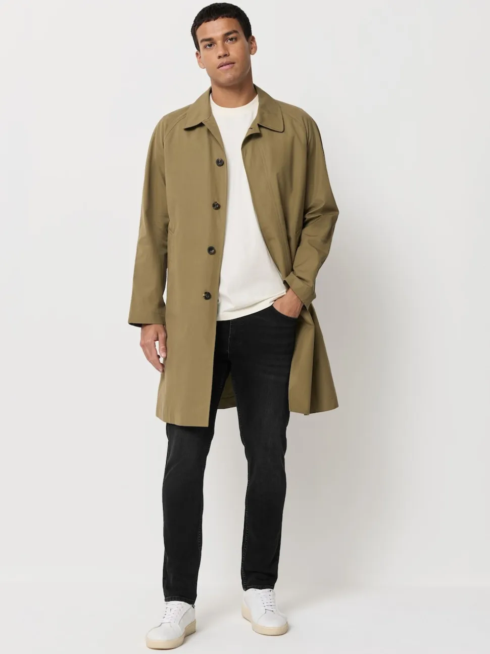 Washed Black Single Skinny Fit Classic Stretch Jeans