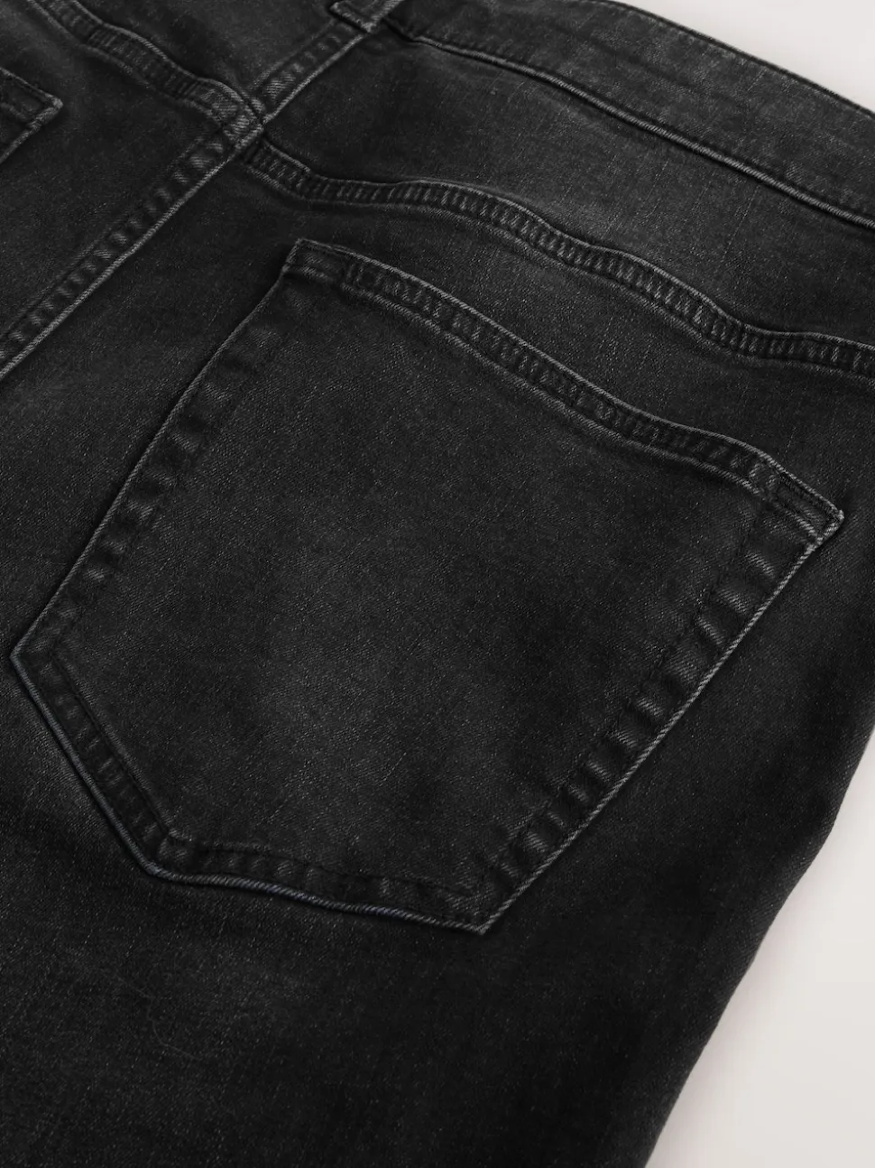 Washed Black Single Skinny Fit Classic Stretch Jeans